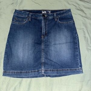 Lee Denim Skort - Mid Rise Regular Fit